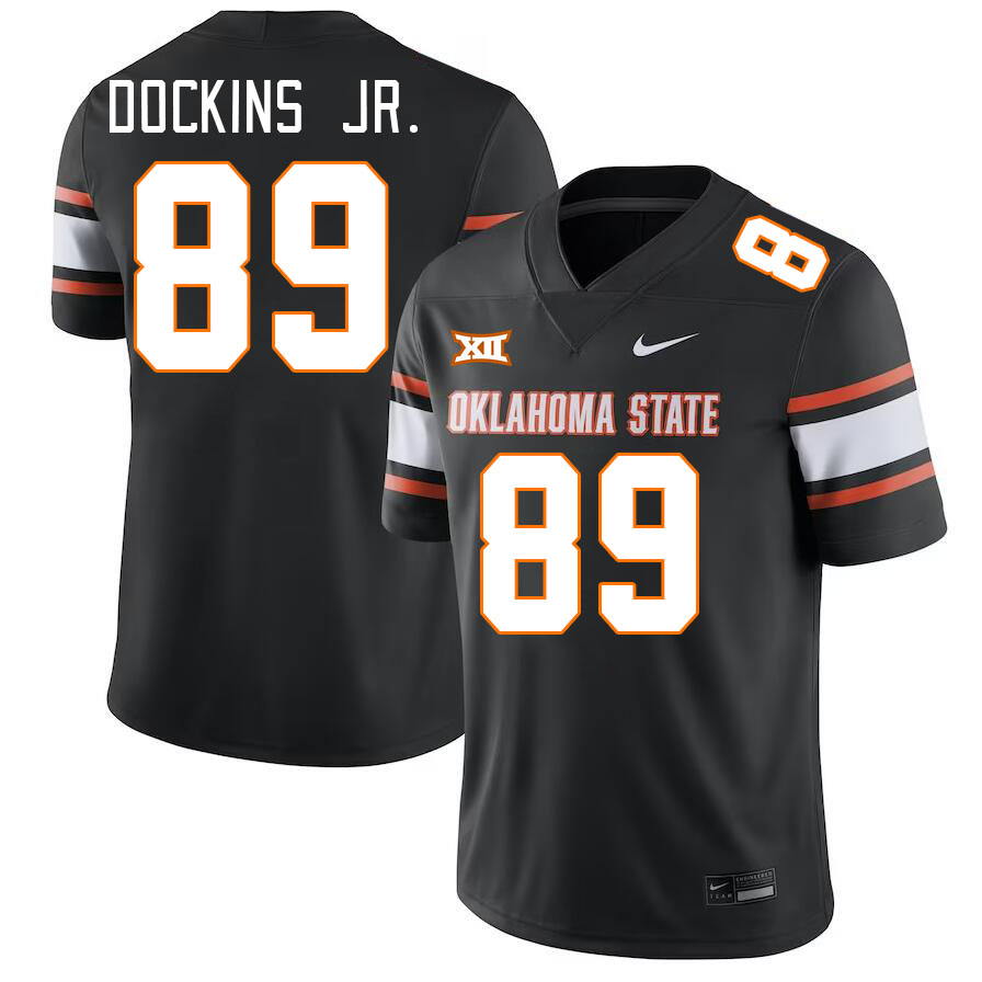 Men #89 Marcus Dockins Jr. Oklahoma State Cowboys College Football Jerseys Stitched-Black